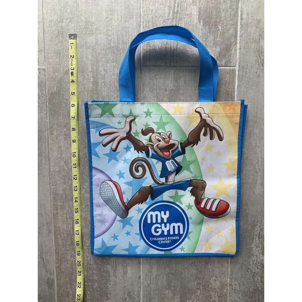 Grocery Tote Beach Gym Shopping Bag Recycled MY GYM CHILDREN'S FITNESS Travel ..